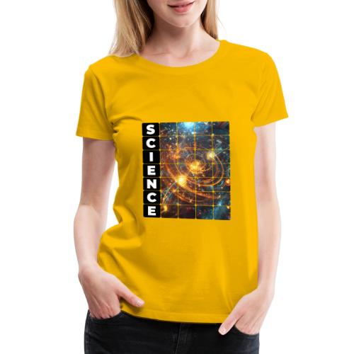 Golden Core of Science - Women's Premium T-Shirt