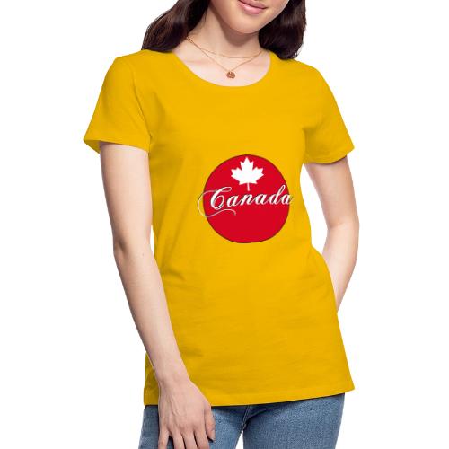 Canada in red and white - Women's Premium T-Shirt