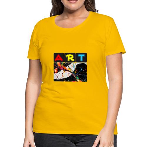 Art in Motion: Color Unleashed - Women's Premium T-Shirt