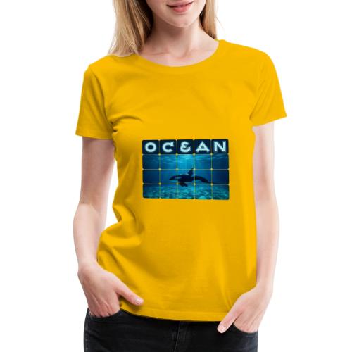 Ocean: Orca in Motion - Women's Premium T-Shirt