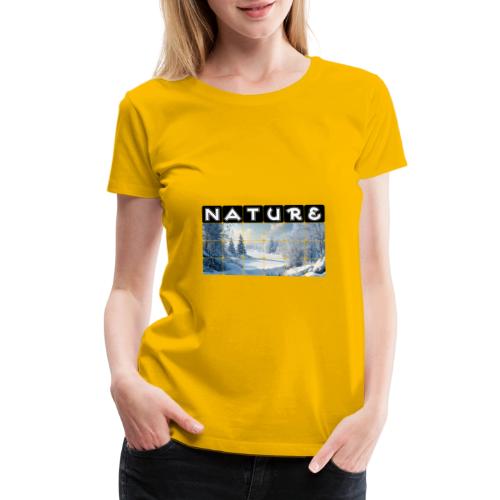 Nature: Frozen Horizon - Women's Premium T-Shirt