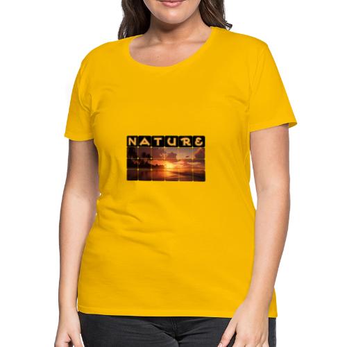 Nature: Sunset Serenity - Women's Premium T-Shirt