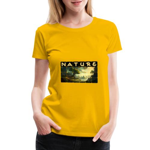 Whispers of Green Peaks - Women's Premium T-Shirt