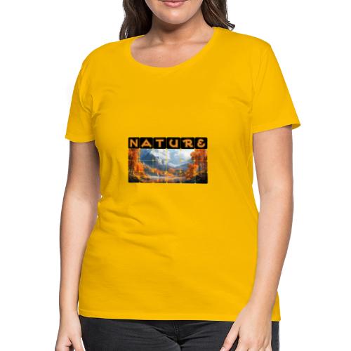 Nature: Golden Autumn Escape - Women's Premium T-Shirt
