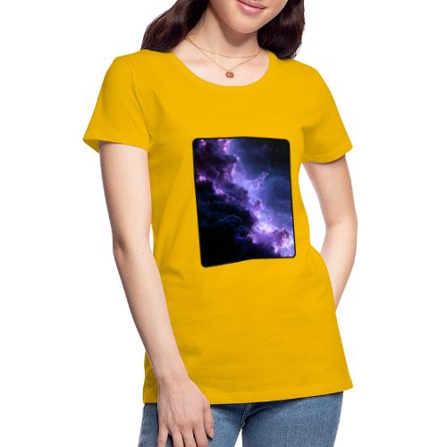 Purple Nebula Space Design - Women's Premium T-Shirt