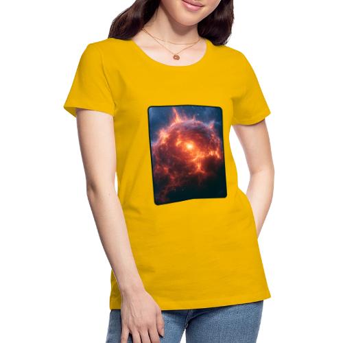 Exploding Supernova Space Art - Women's Premium T-Shirt