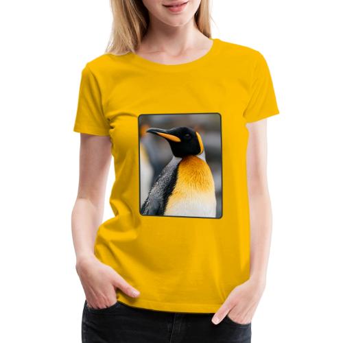 King Penguin Portrait Design - Women's Premium T-Shirt