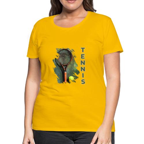Tennis Precision Strike - Women's Premium T-Shirt