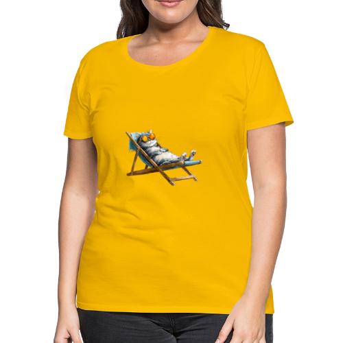 Sunshine Cat Mode - Women's Premium T-Shirt