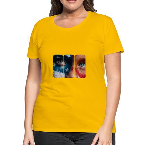USA: Star-Spangled Glance - Women's Premium T-Shirt