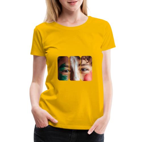 Mexico: Three Stripes of Pride - Women's Premium T-Shirt
