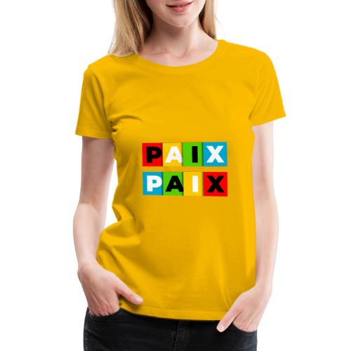 Peace in Colour - Women's Premium T-Shirt