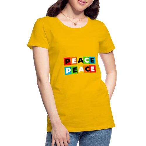 Colorful Peace - Women's Premium T-Shirt