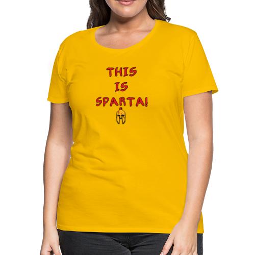 This is Sparta red SJ helmet - Women's Premium T-Shirt