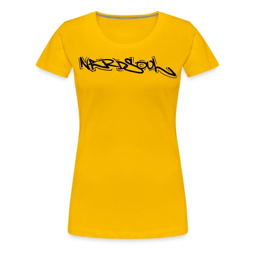 NERDSoul Graf Writer Blck - Women's Premium T-Shirt