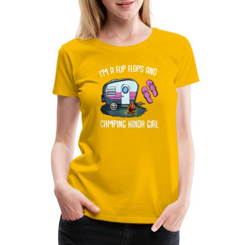 Camping Flip Flops girl 16 - Women's Premium T-Shirt