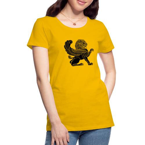 Winged Lion in Parseh - Women's Premium T-Shirt