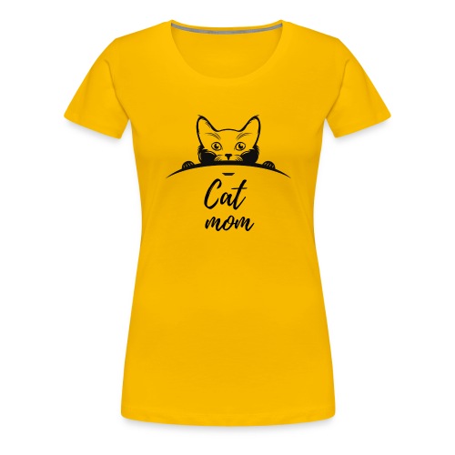 Cat mom - Women's Premium T-Shirt