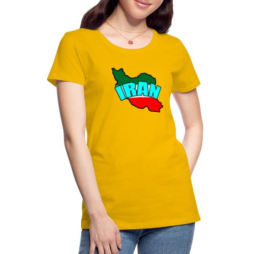 Iran Map - Women's Premium T-Shirt