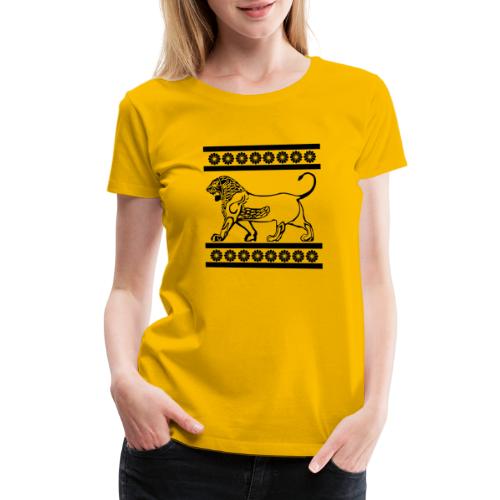 Lion in Parseh L3 - Women's Premium T-Shirt