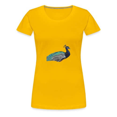 peacock half - Women's Premium T-Shirt