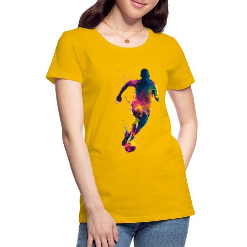 Soccer: Kick of Colors - Women's Premium T-Shirt
