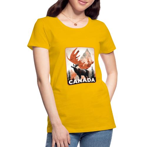 Canada Wild Spirit - Women's Premium T-Shirt