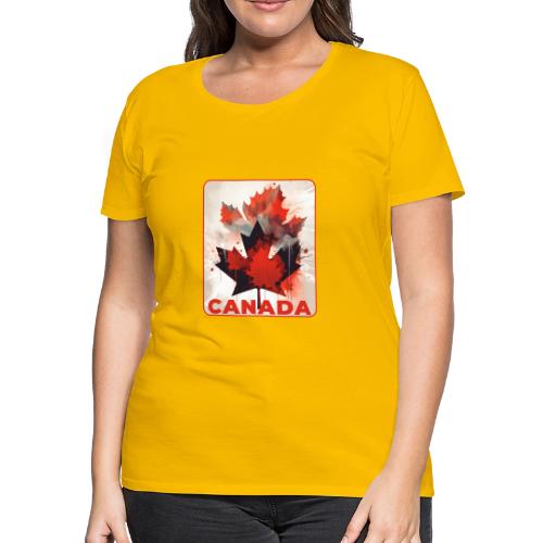Canada Inked Leaf - Women's Premium T-Shirt