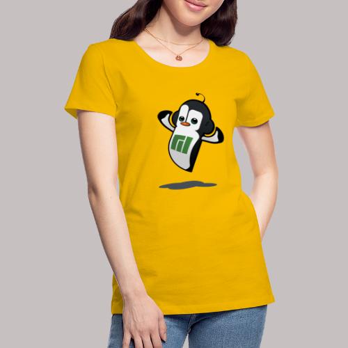 Manjaro Mascot strong left - Women's Premium T-Shirt