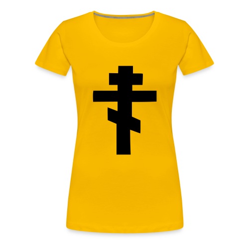 orthodox cross svg - Women's Premium T-Shirt