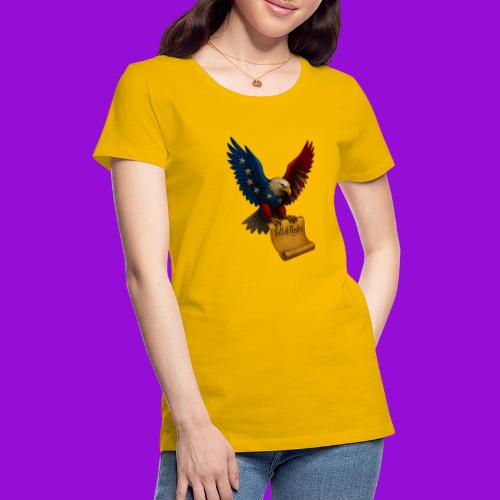 Bill of Rights Bald Eagle - Women's Premium T-Shirt