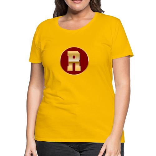 Letter R – Capital Varsity Alphabet Monogram - Women's Premium T-Shirt