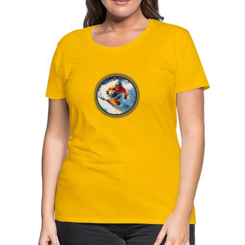 Snowboarding Rebel - Women's Premium T-Shirt