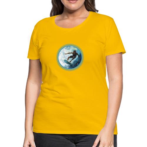 Surfing Freedom - Women's Premium T-Shirt