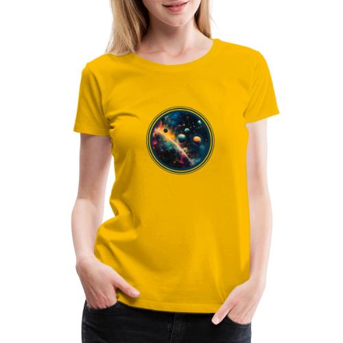 Painted Planetscape - Women's Premium T-Shirt