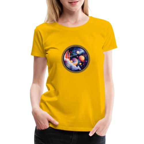 Floating Planetscape - Women's Premium T-Shirt