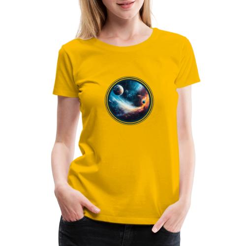 Planets Among Colors - Women's Premium T-Shirt
