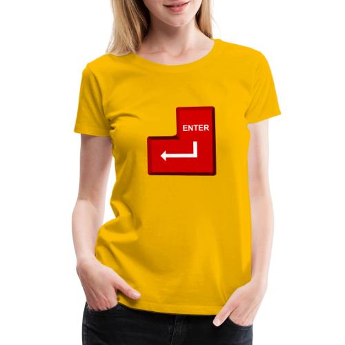 Just Press Enter - Women's Premium T-Shirt