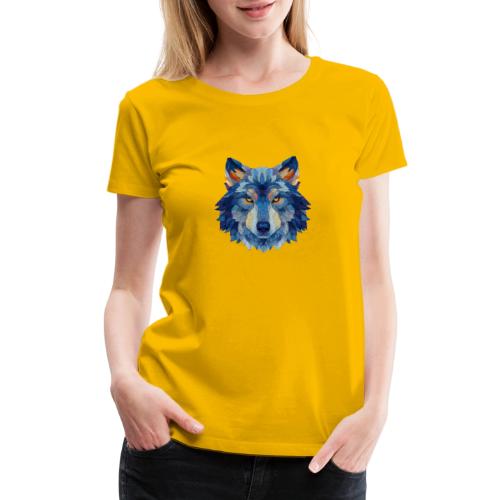 Wolf: Alpha Portrait - Women's Premium T-Shirt