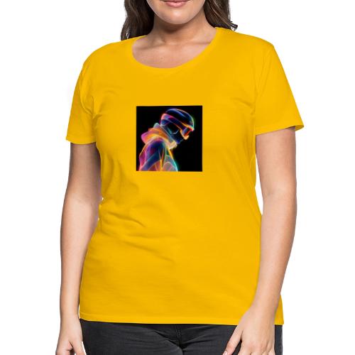 Snowboarding: Neon Gravity Ride - Women's Premium T-Shirt