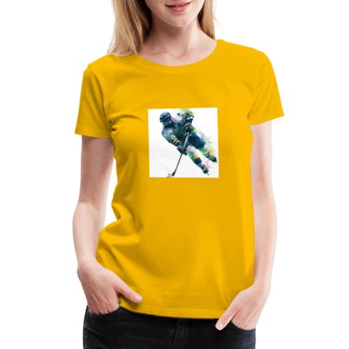 Hockey: Frozen Motion - Women's Premium T-Shirt