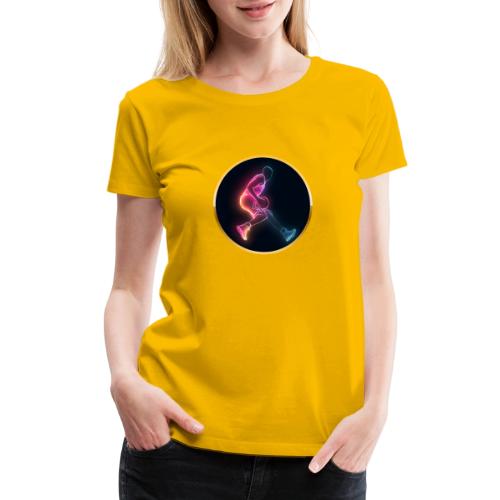 Basketball: Golden Court Glow - Women's Premium T-Shirt