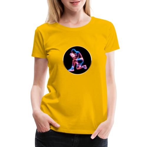 Neon Boxing Focus - Women's Premium T-Shirt
