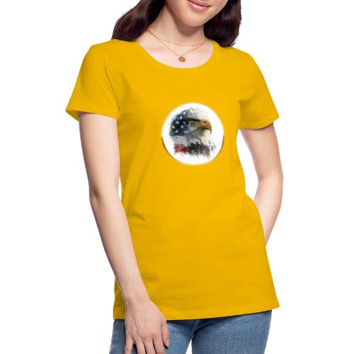 USA: Patriot Wing Emblem - Women's Premium T-Shirt