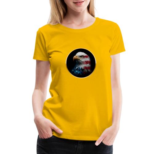 USA: Liberty Emblem - Women's Premium T-Shirt
