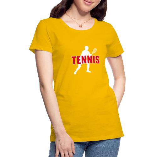 Red Court Tennis - Women's Premium T-Shirt