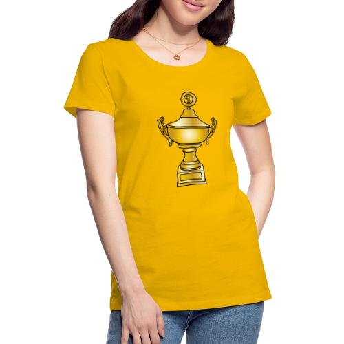 Cup, trophy, award, winner - Women's Premium T-Shirt