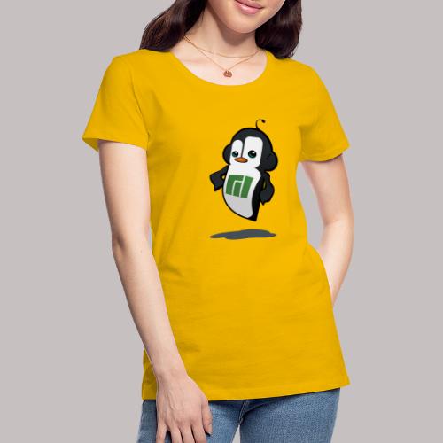 Manjaro Mascot confident right - Women's Premium T-Shirt