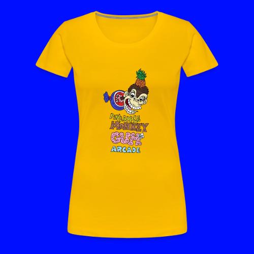 pineapple gum monkey arcade - Women's Premium T-Shirt