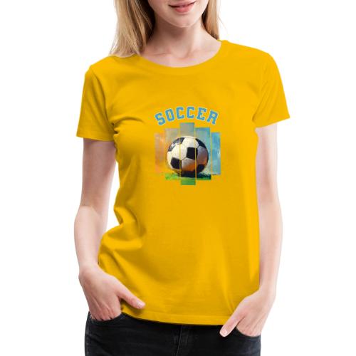 Soccer Ball Vibes - Women's Premium T-Shirt